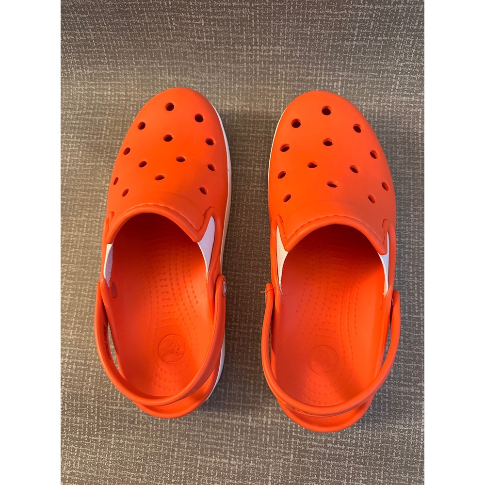 Crocs CitiLane Clog Orange White Unisex Retro Sneaker Style M6 W8 201831